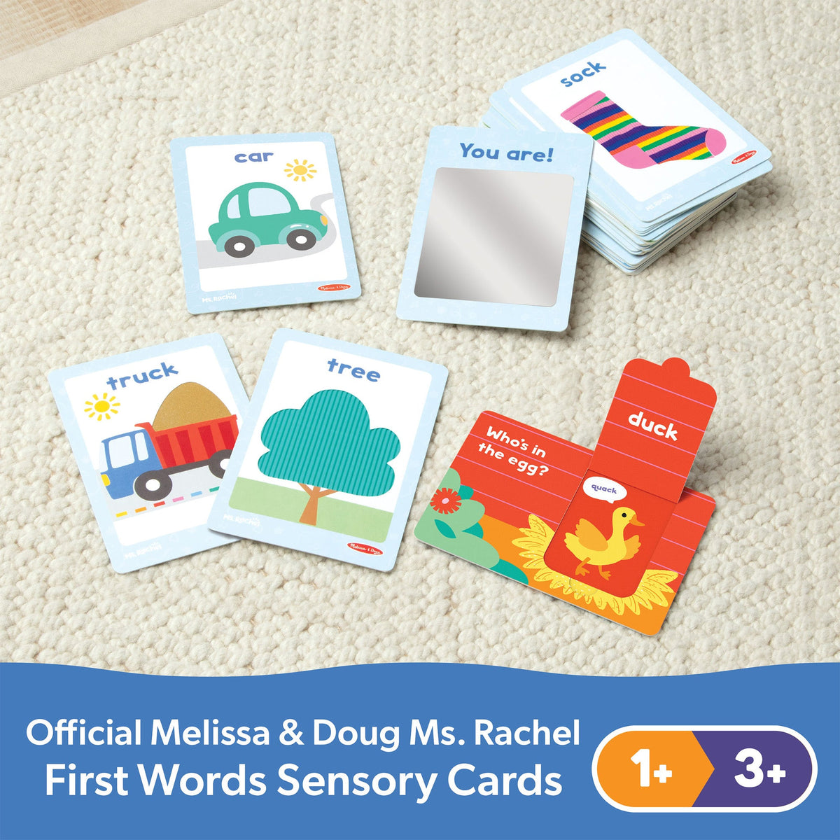 Melissa and Doug Ms RachelTM First Words Sensory Cards