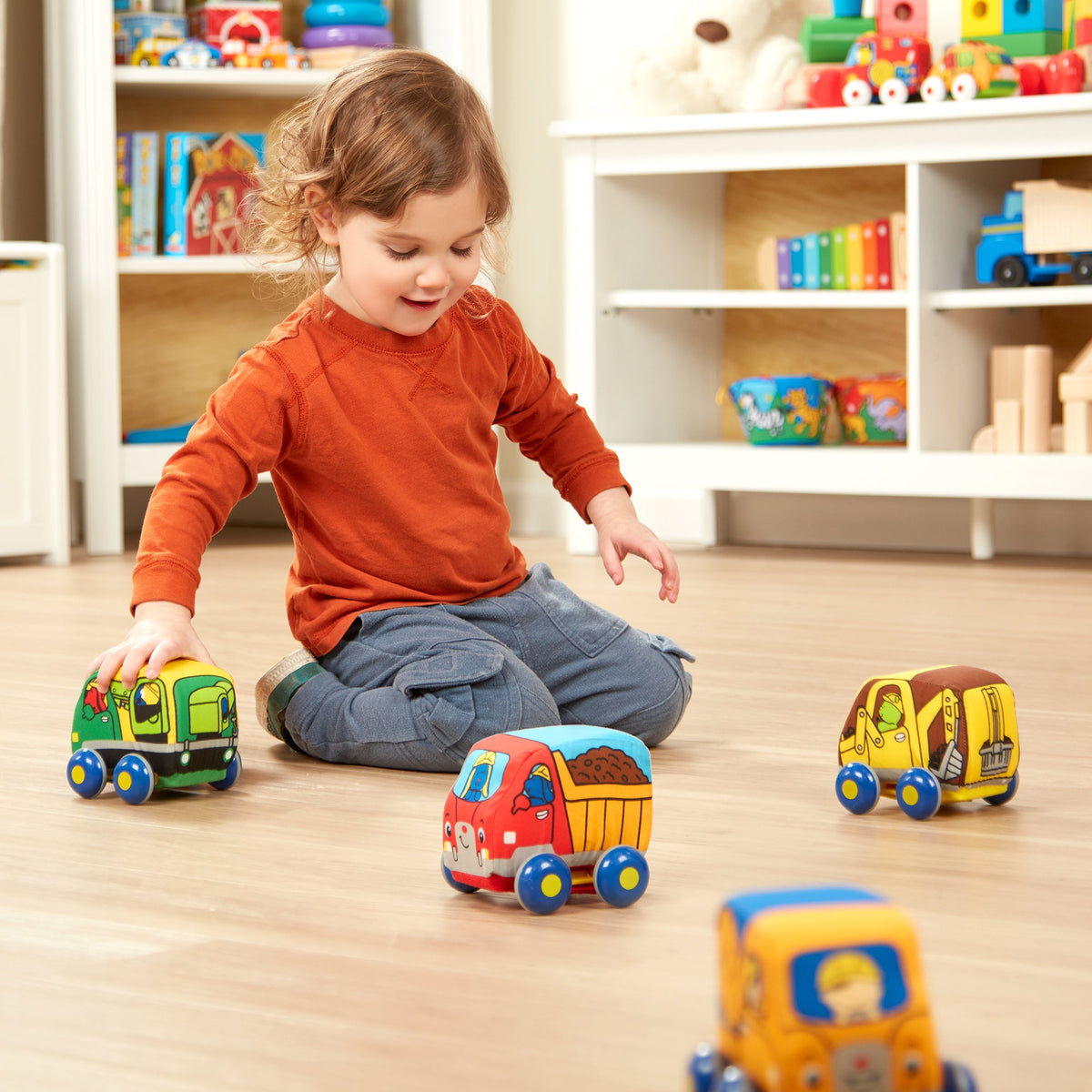 Melissa and Doug Ks Kids Pull-Back Construction Vehicles