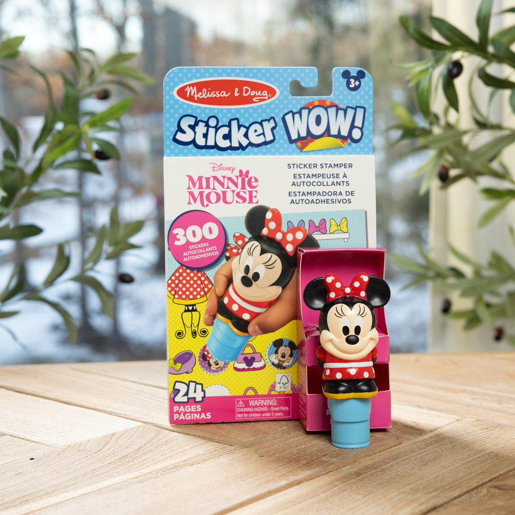 Melissa and Doug Sticker WOW Activity Pad Sticker Stamper - Disneys Minnie Mouse