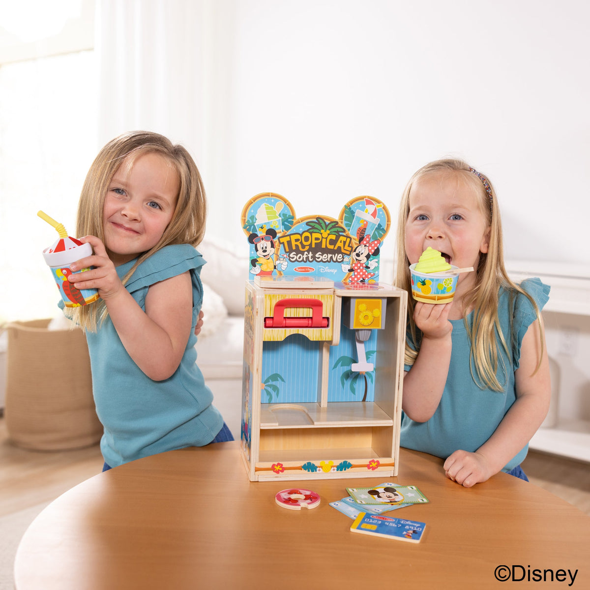 Melissa and Doug Disney Tropical Soft Serve Wooden Play Set