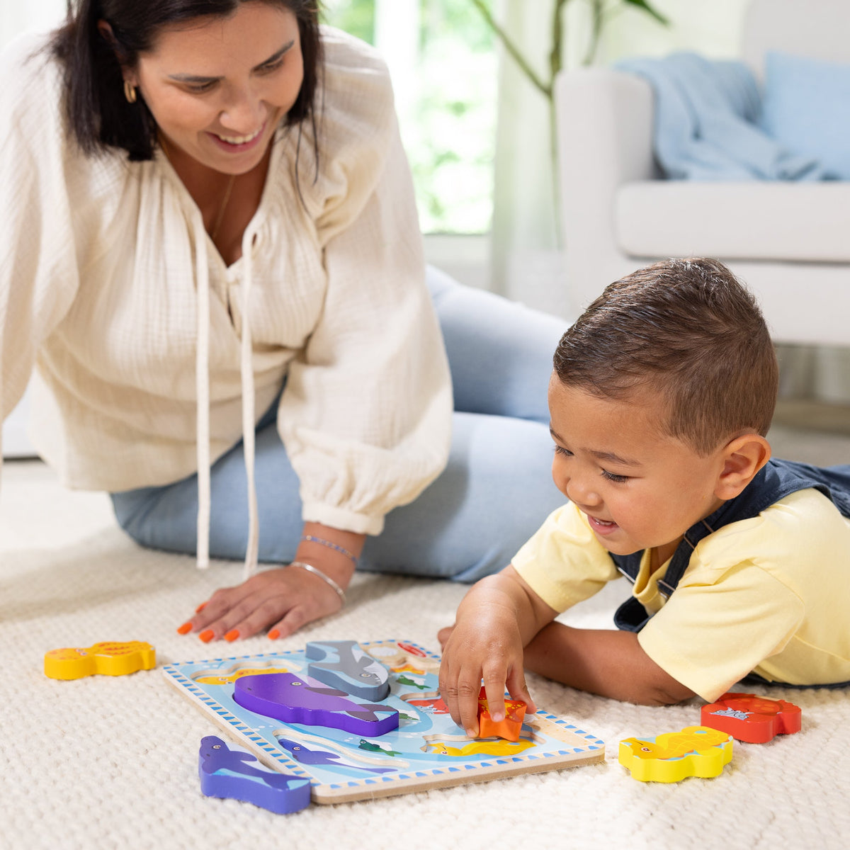 Melissa and Doug Sea Creatures Chunky Puzzle - 7 Pieces