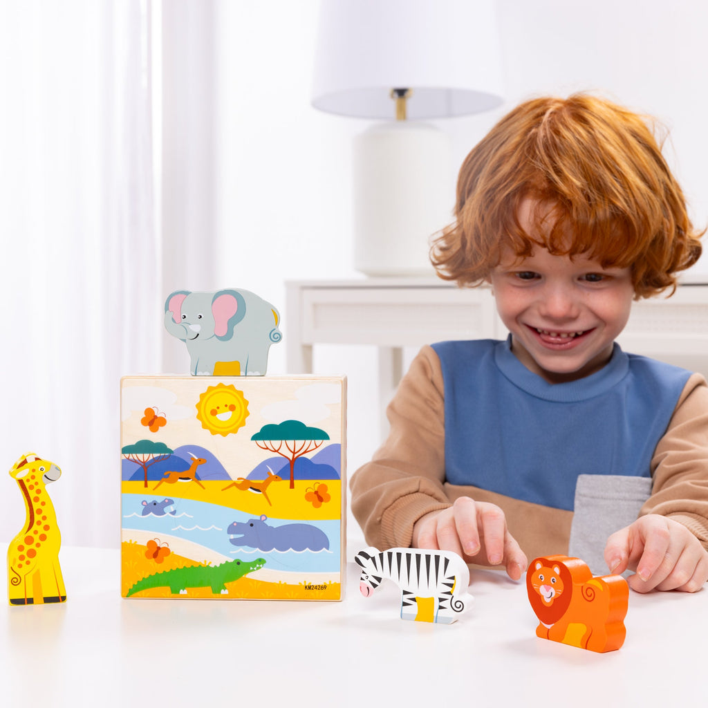 Melissa and Doug Wooden Animal Matching - Safari
