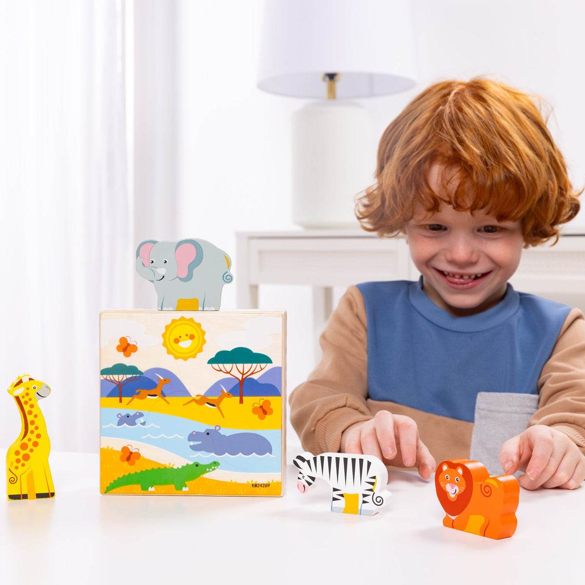 Melissa and Doug Wooden Animal Matching - Safari