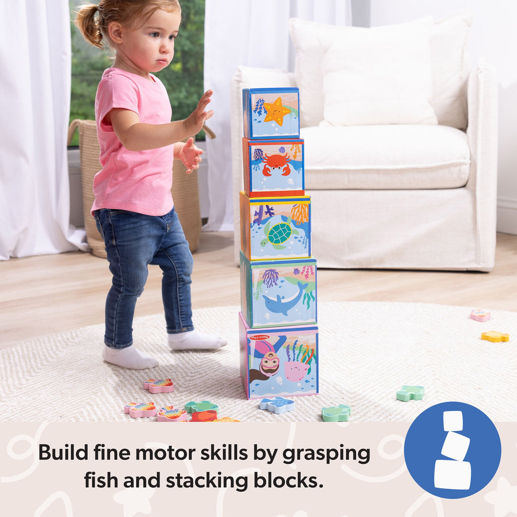 Melissa and Doug Ms RachelTM Sort Count Nesting Blocks