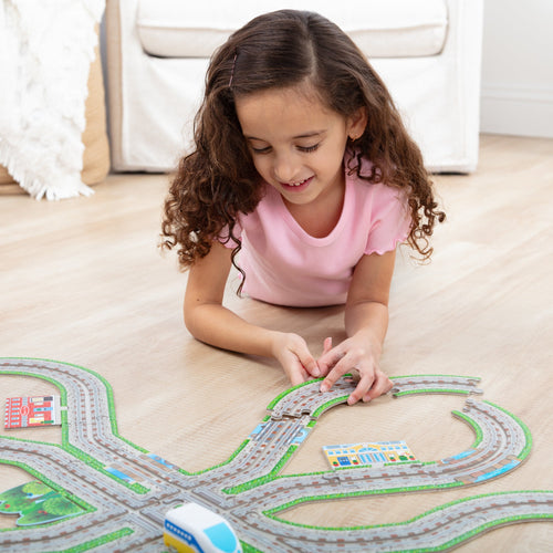 Melissa and Doug Design Your Own Railroad Floor Puzzle