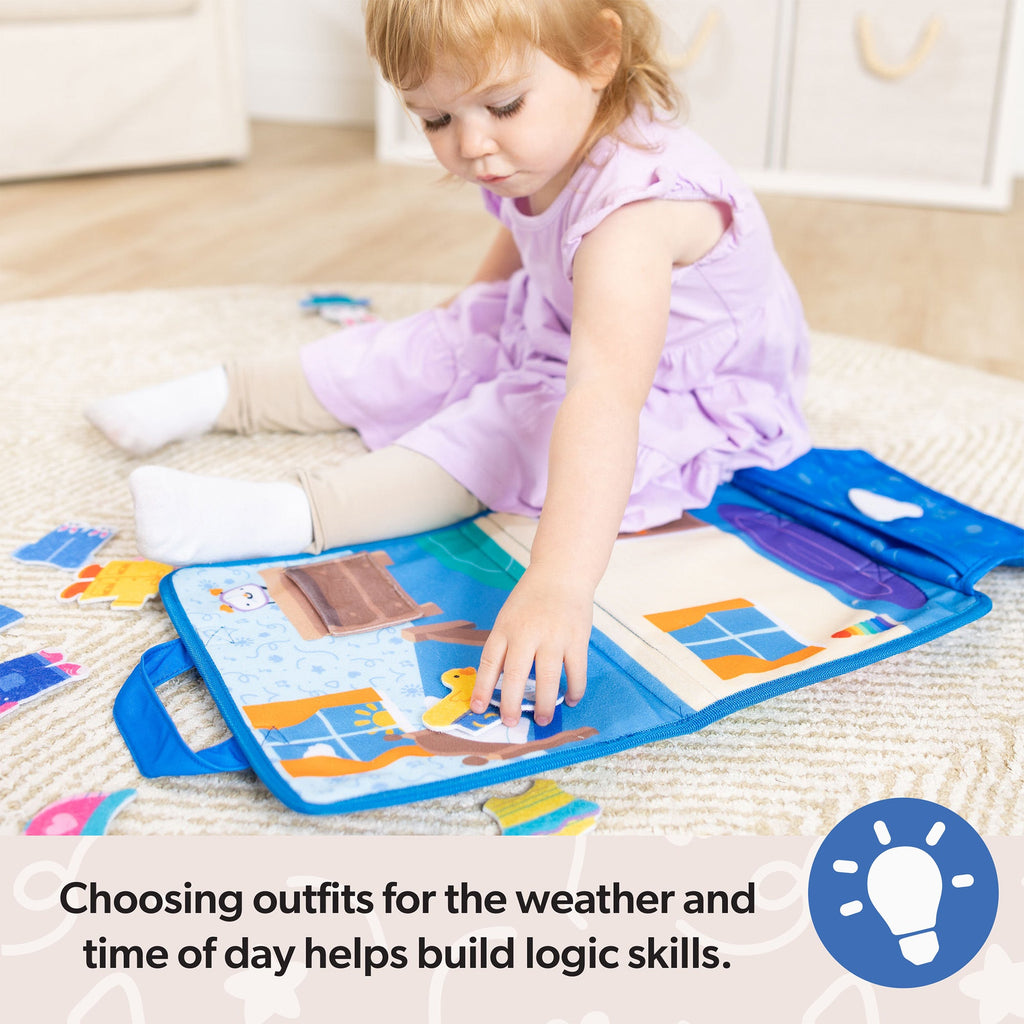 Melissa and Doug Ms RachelTM What to Wear Felt Activity Board