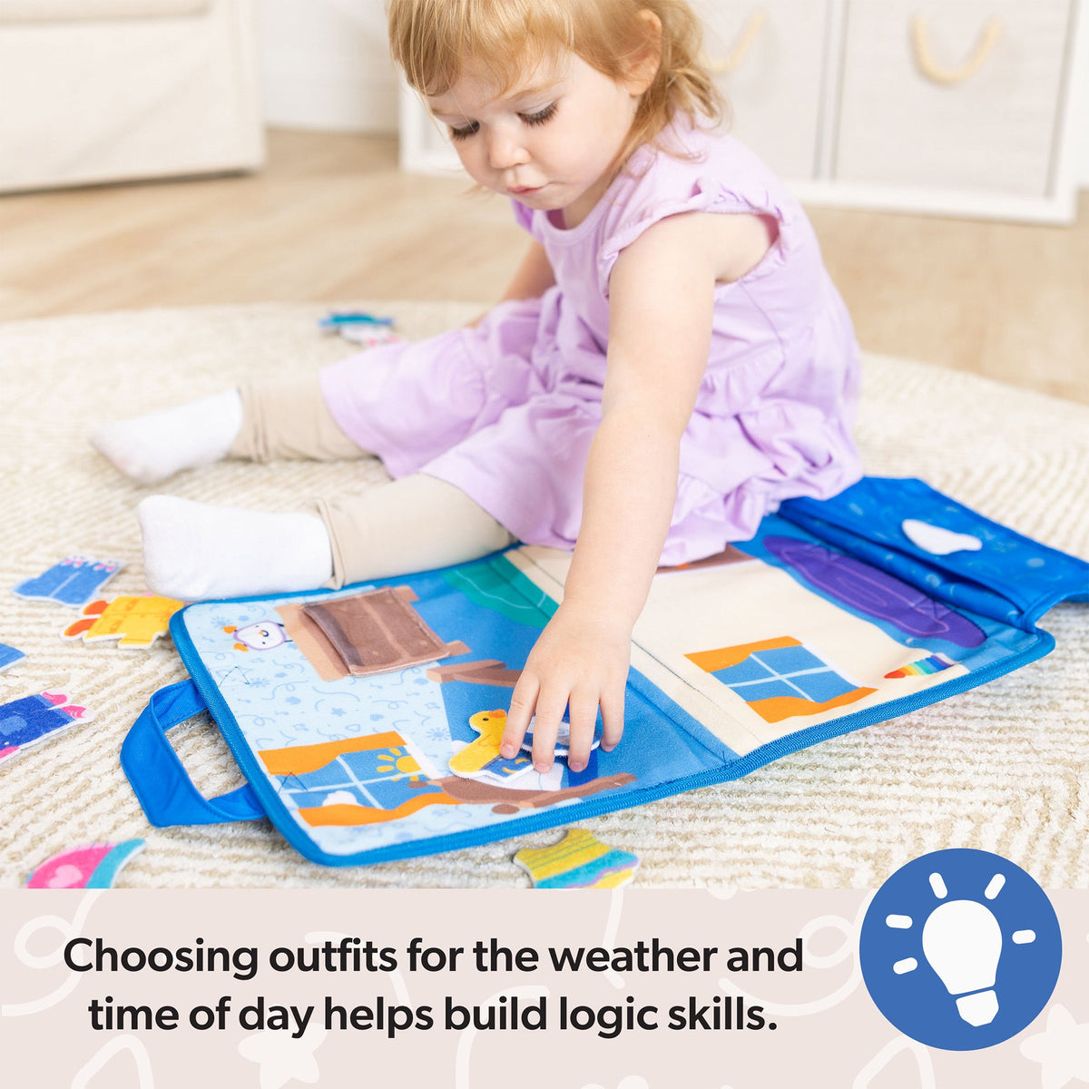 Melissa and Doug Ms RachelTM What to Wear Felt Activity Board