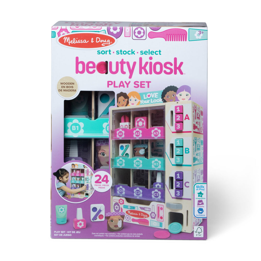 Melissa and Doug Sort Stock Select Beauty Kiosk Play Set