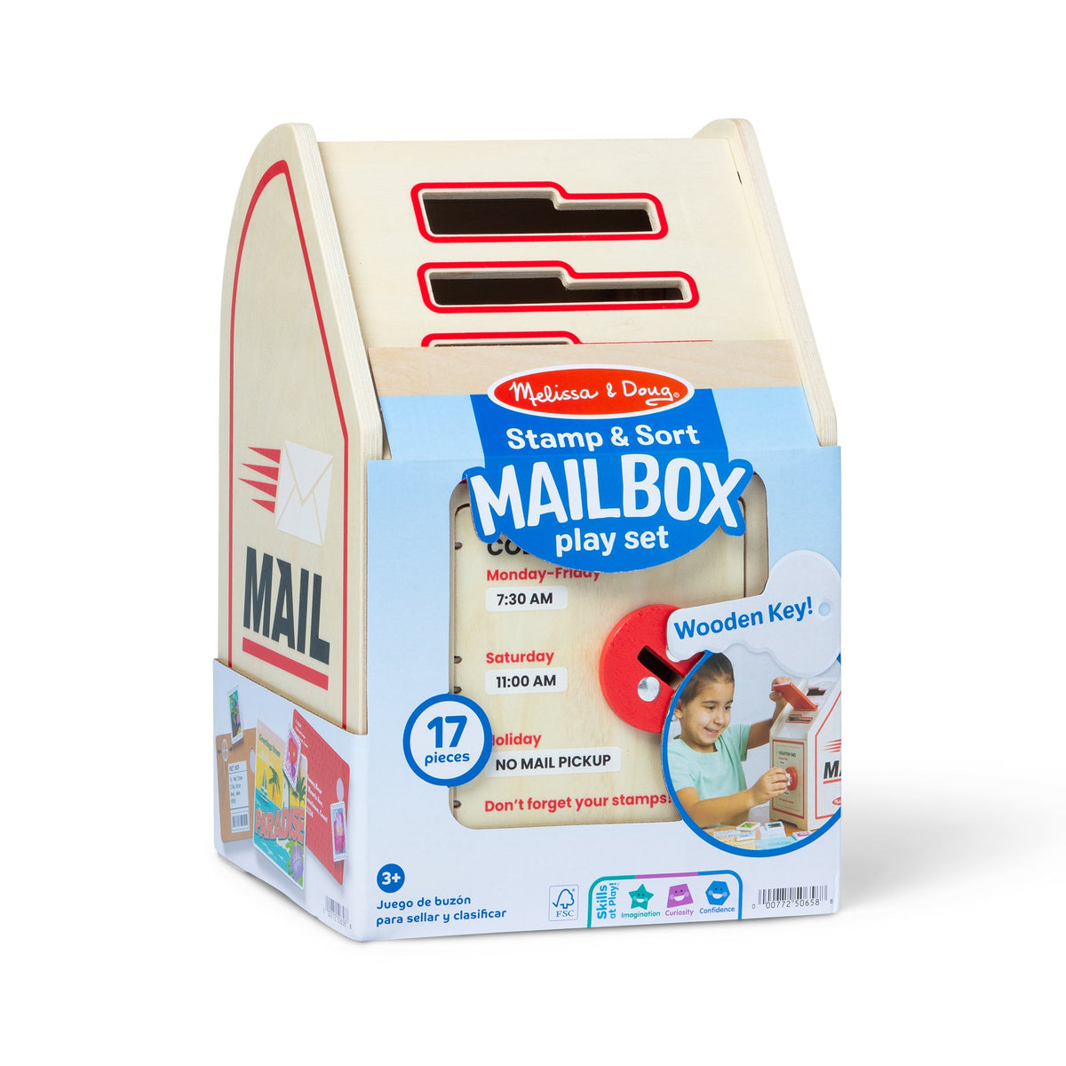 Melissa and Doug Stamp and Sort Mailbox Play Set