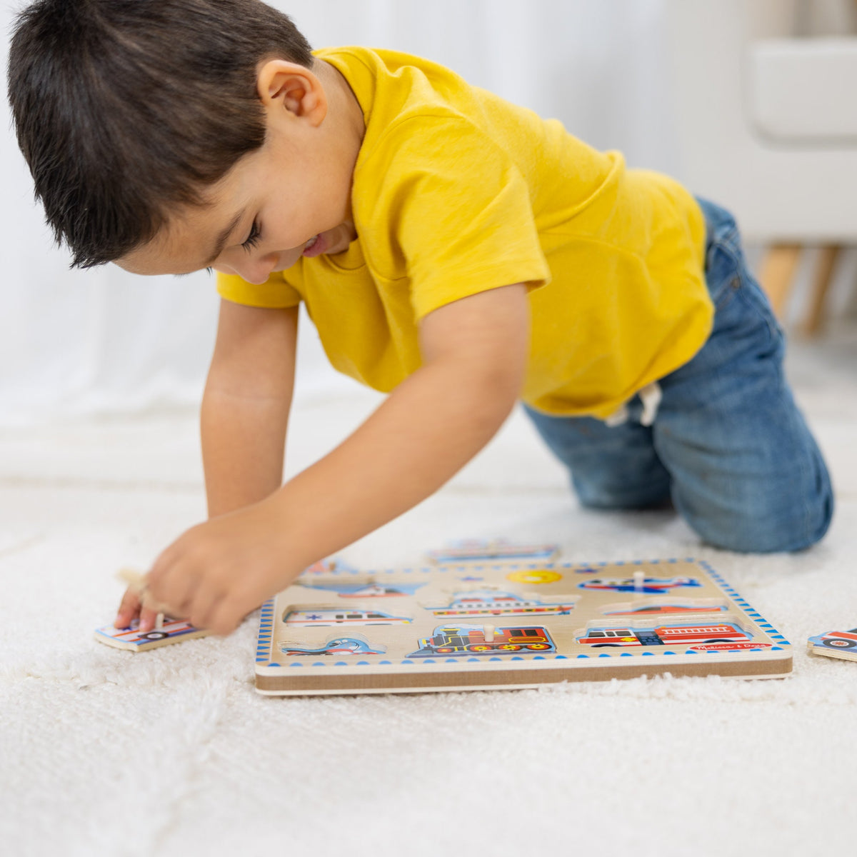 Melissa and Doug Vehicles Sound Puzzle - 8 Pieces
