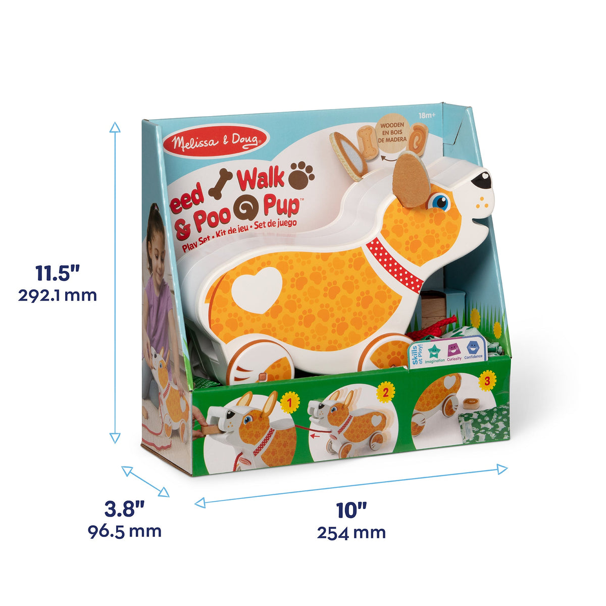 Melissa and Doug Feed Walk Poo Pup Play Set
