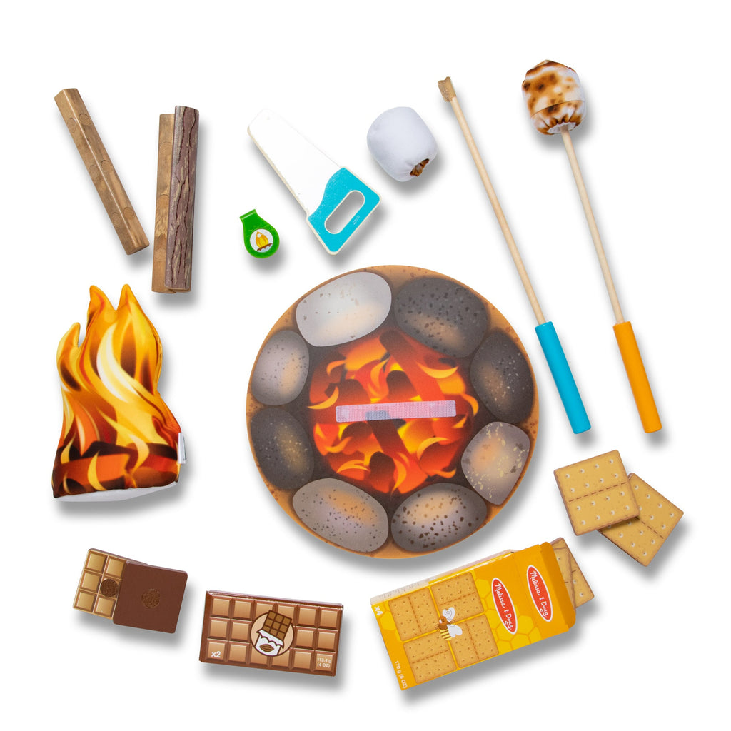 Melissa and Doug Lets Explore Campfire SMores Play Set