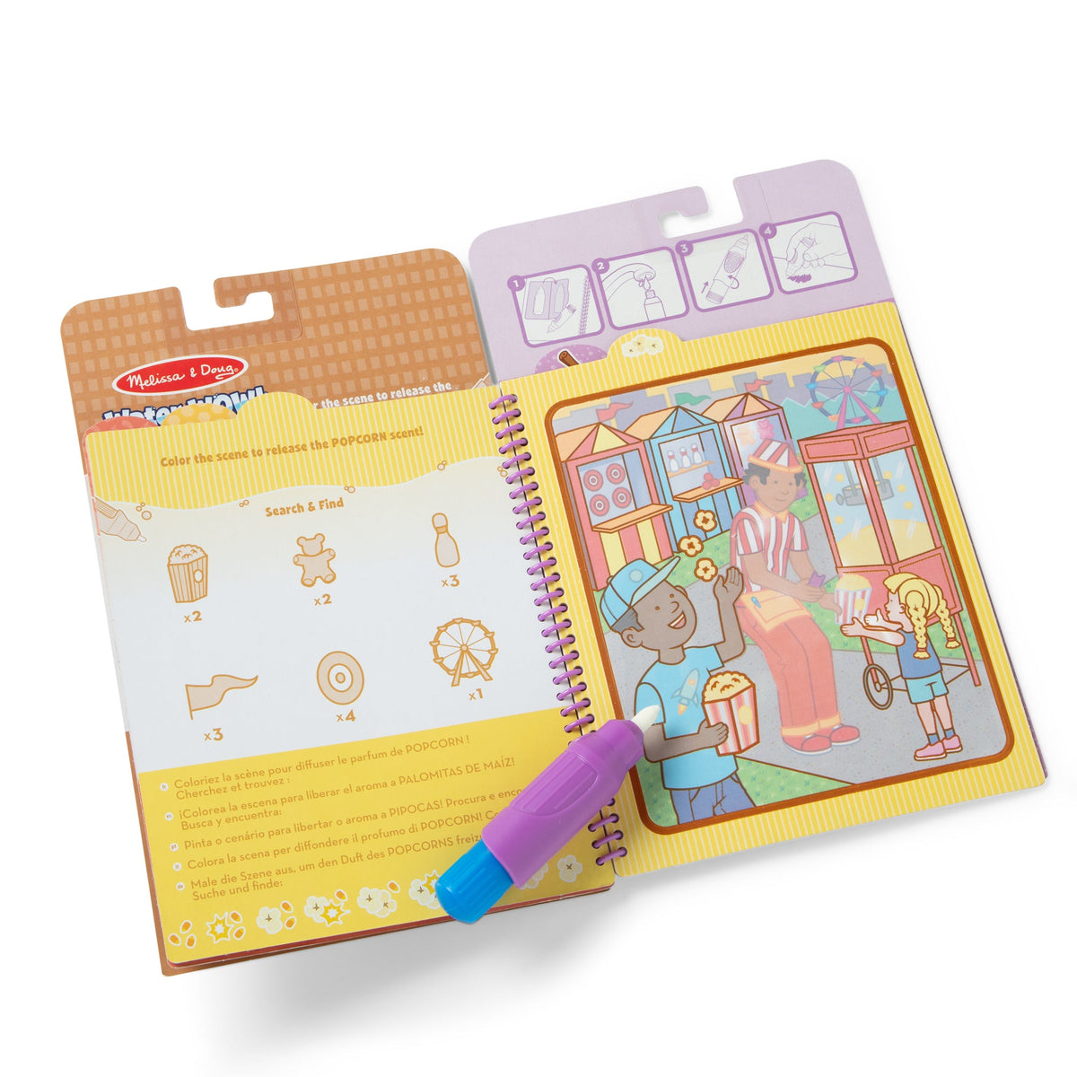 Melissa and Doug Scented Water WOW Water-Reveal Pad - Treats