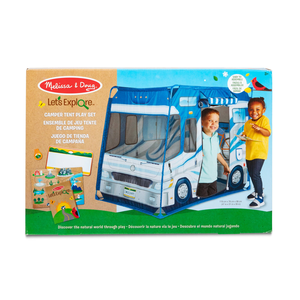 Melissa and Doug Lets Explore Camper Tent Play Set