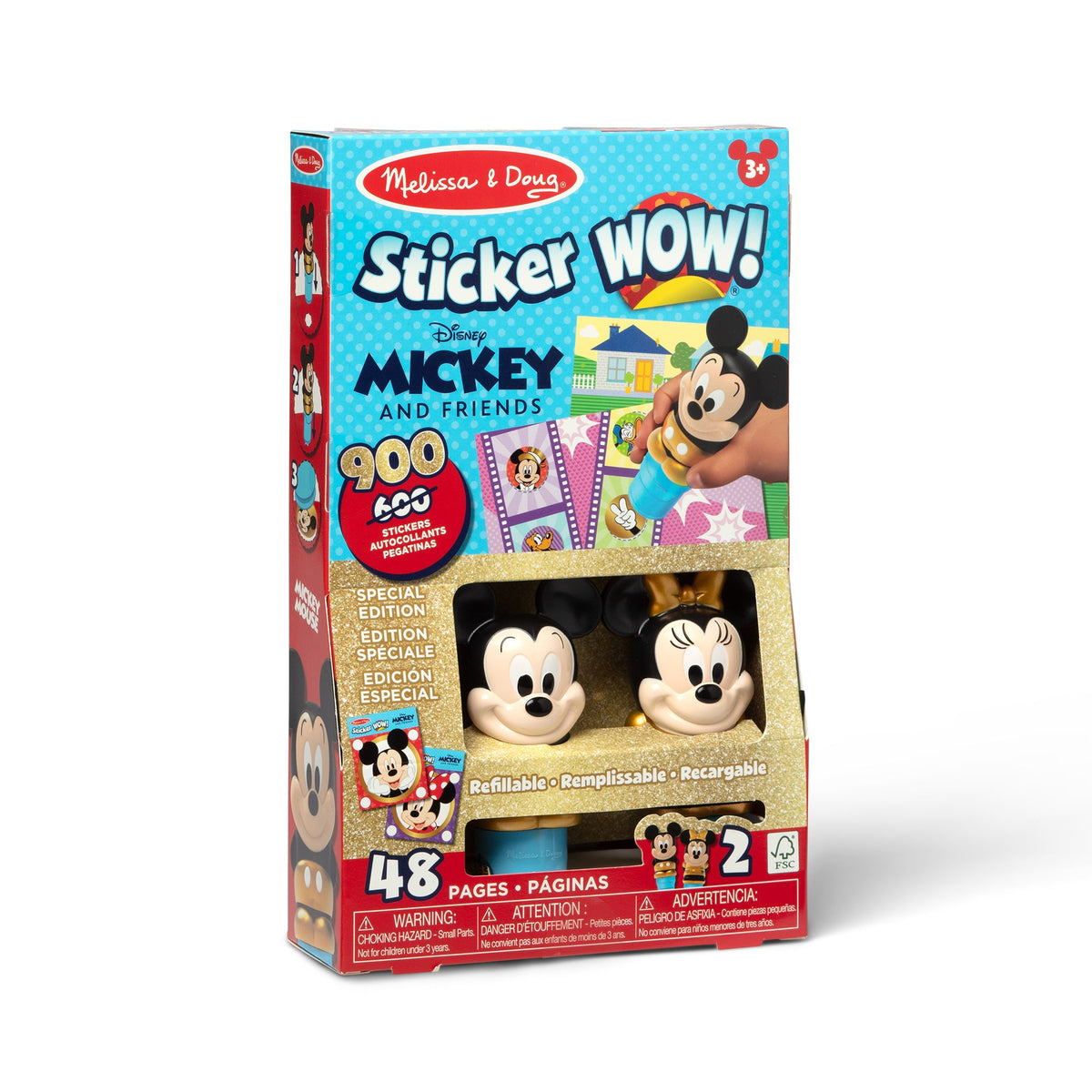 Melissa and Doug Sticker WOW Deluxe Set Mickey Minnie
