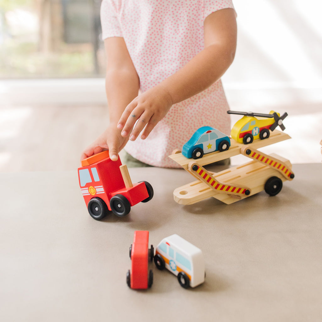 Melissa and Doug Emergency Vehicle Carrier