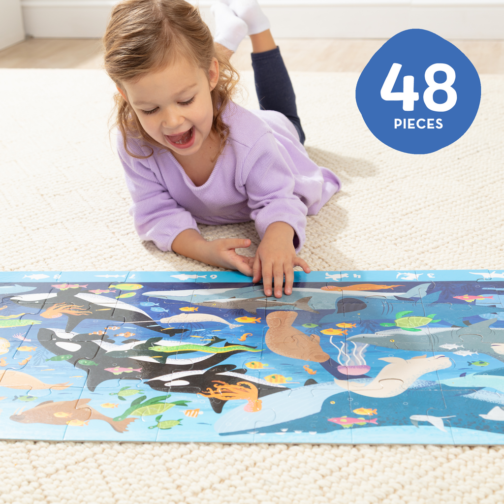Melissa and Doug Search Find Beneath the Waves Floor Puzzle - 48 Pieces
