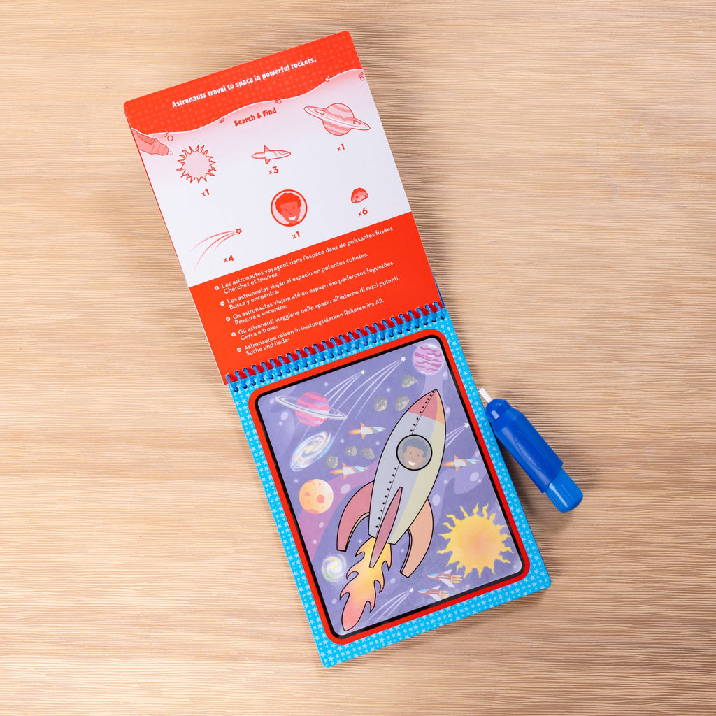 Melissa and Doug Water Wow Space Water-Reveal Pad On the Go Travel Activity