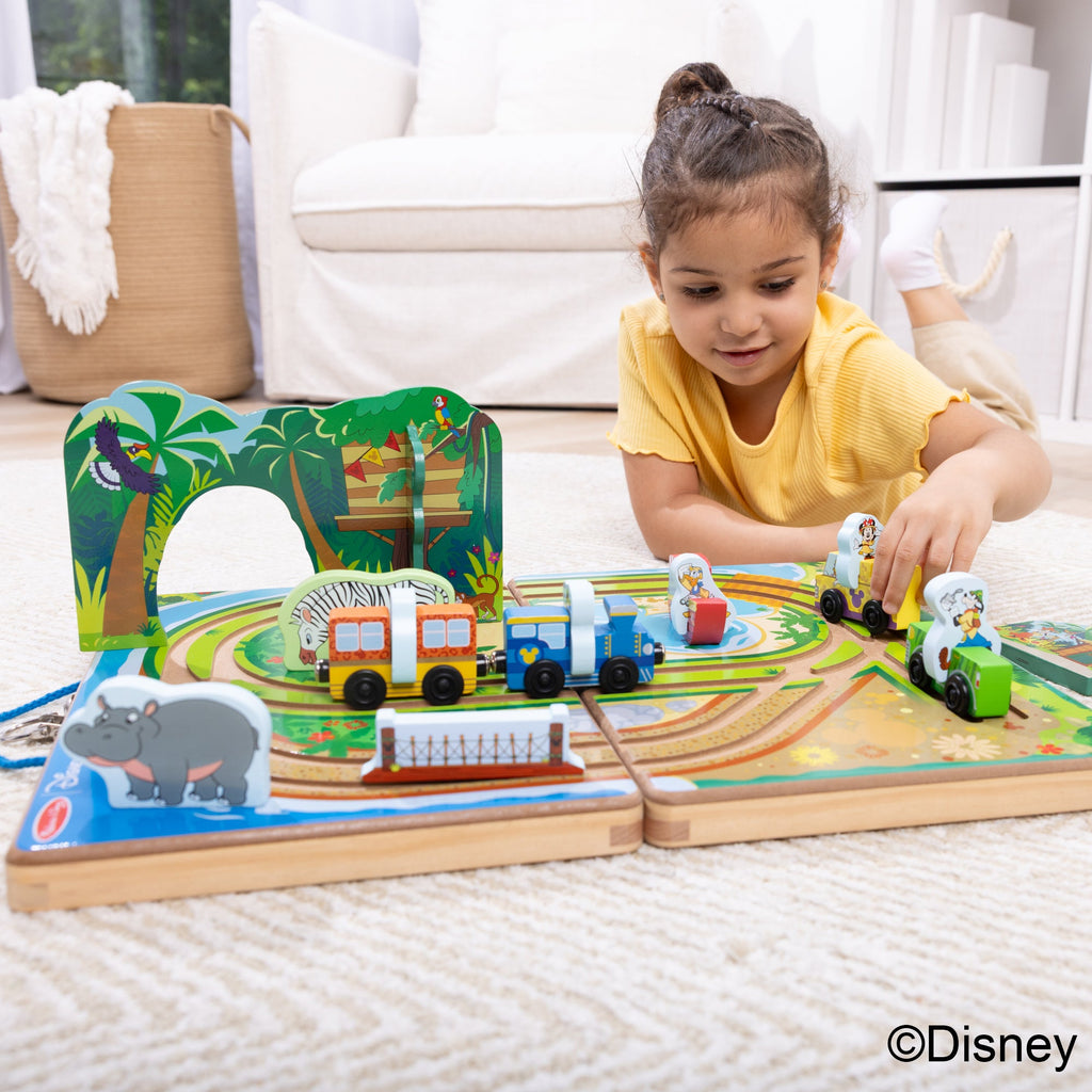 Melissa and Doug Disney Take-Along Safari Wooden Play Set