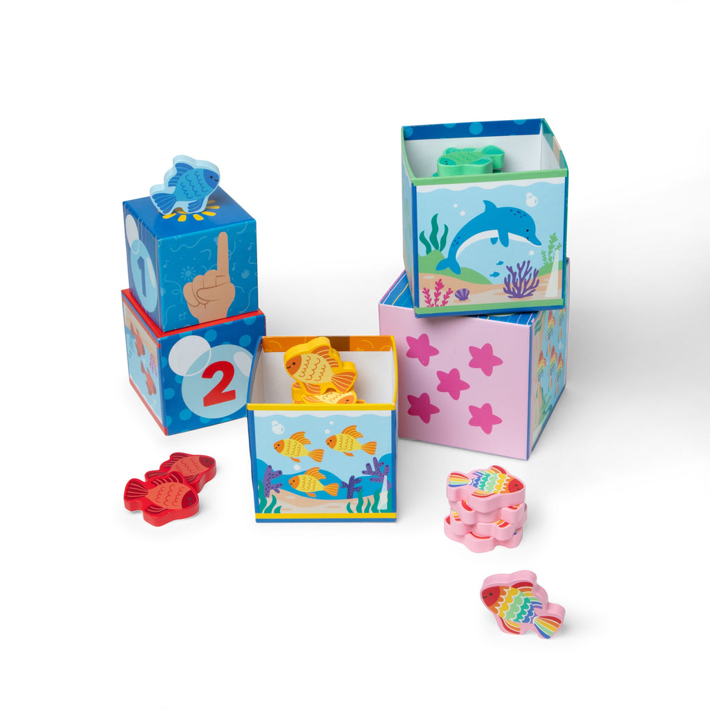Melissa and Doug Ms RachelTM Sort Count Nesting Blocks