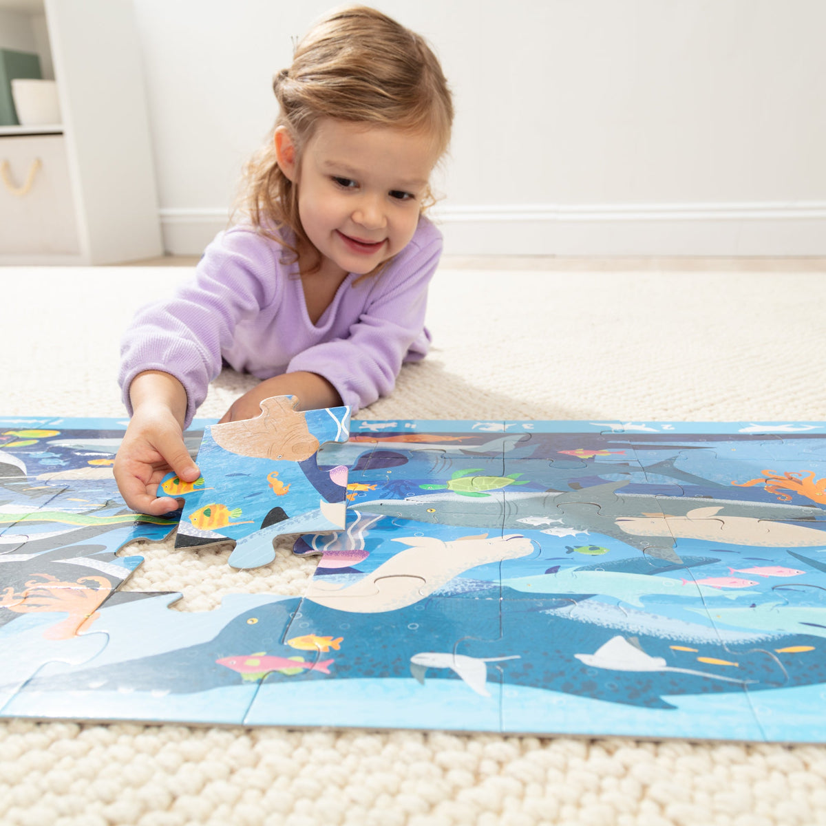 Melissa and Doug Search Find Beneath the Waves Floor Puzzle - 48 Pieces