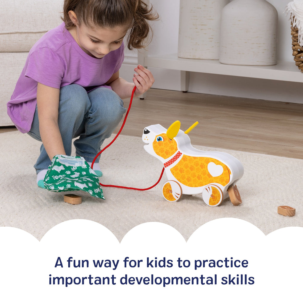 Melissa and Doug Feed Walk Poo Pup Play Set