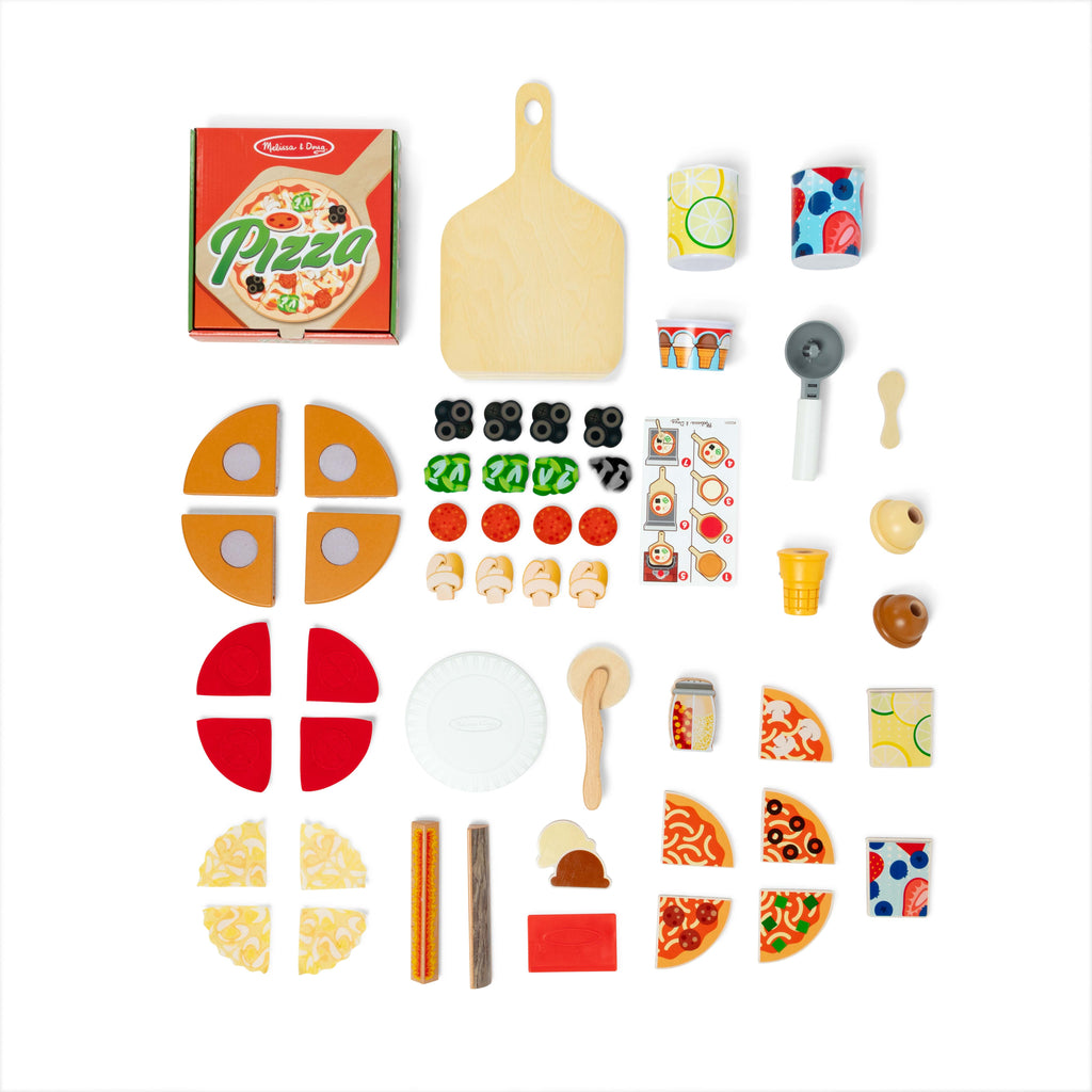 Melissa and Doug Wooden Pizza Food Truck Activity Center