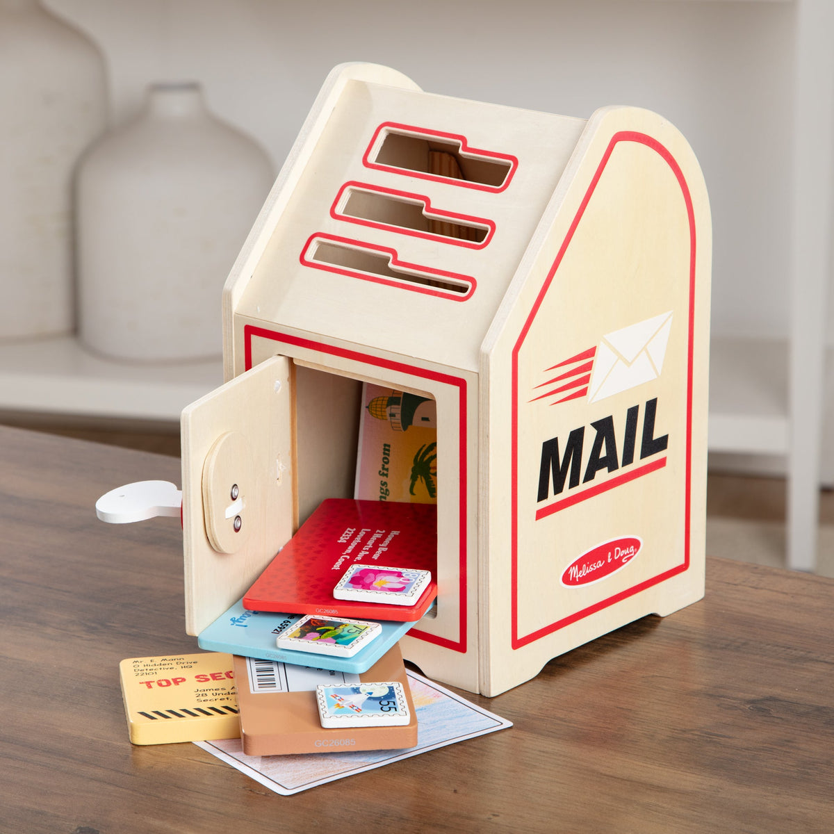 Melissa and Doug Stamp and Sort Mailbox Play Set
