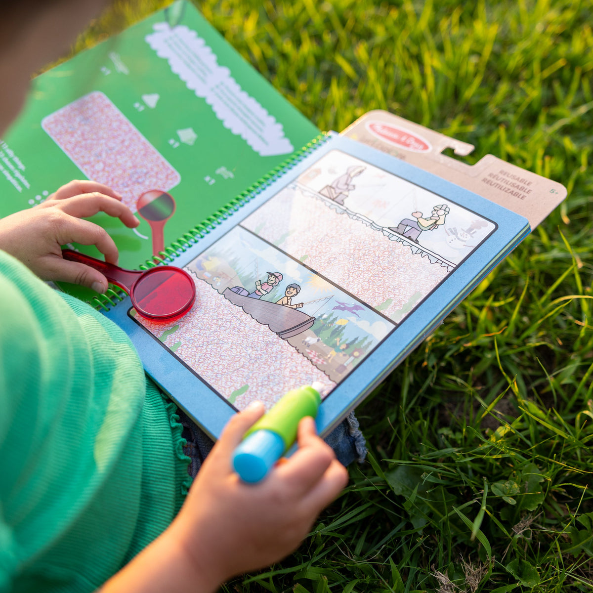 Melissa and Doug Lets Explore Water Wow Outdoor Adventure Deluxe Water-Reveal Pad