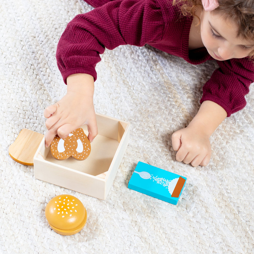 Melissa and Doug Wooden Food Groups Play Set Grains