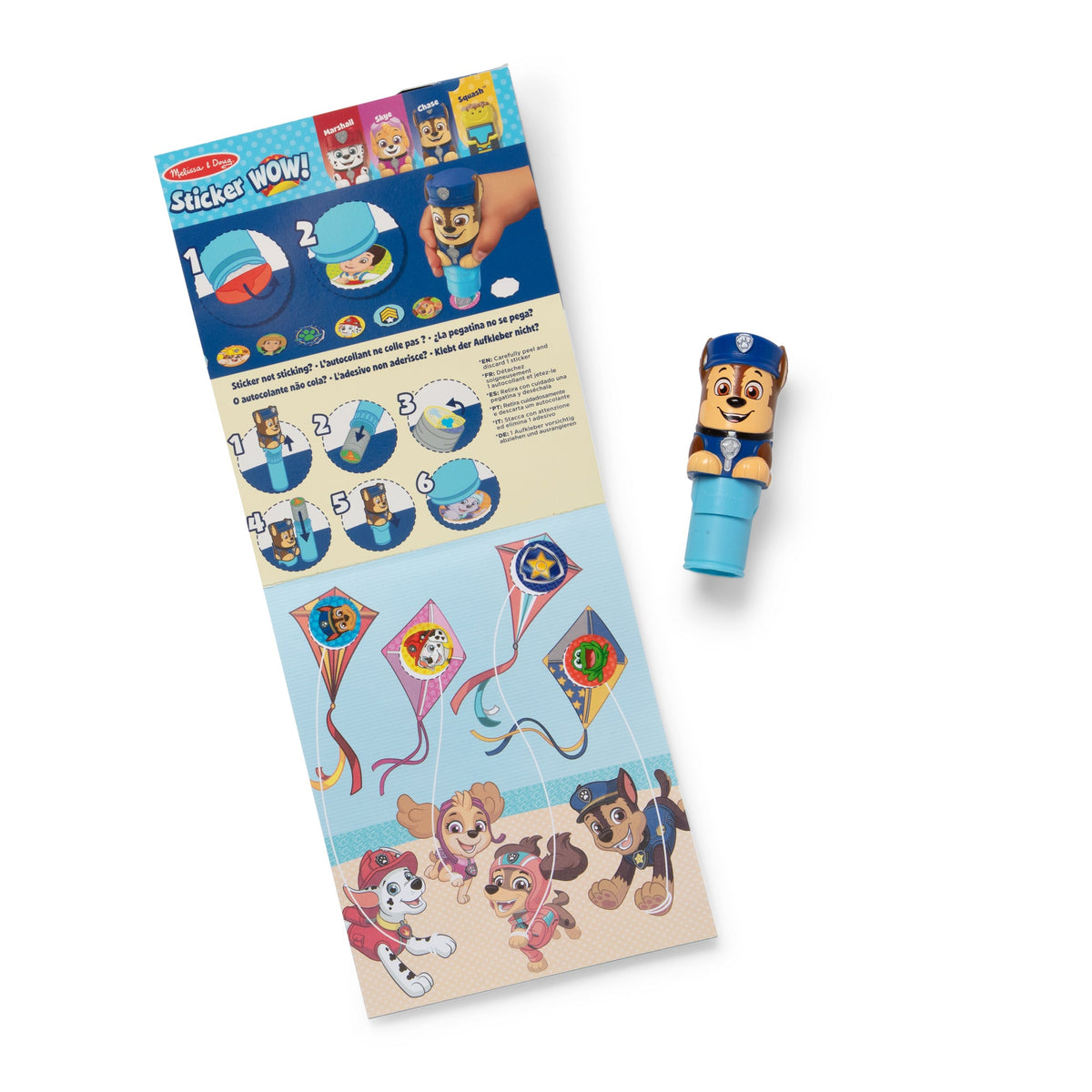 Melissa and Doug Sticker WOWTM Activity Pad Sticker Stamper - PAW Patrol Chase