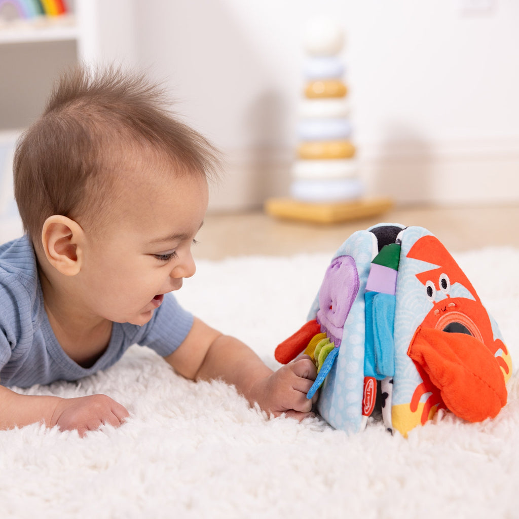 Melissa and Doug Ocean Tummy Time Triangle Baby Toy