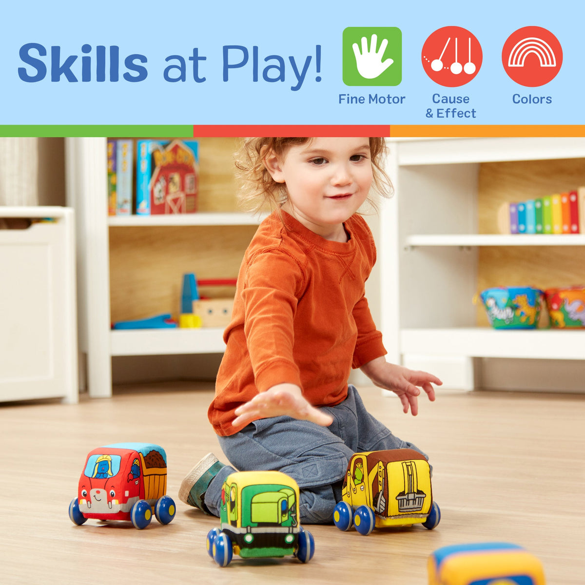 Melissa and Doug Ks Kids Pull-Back Construction Vehicles