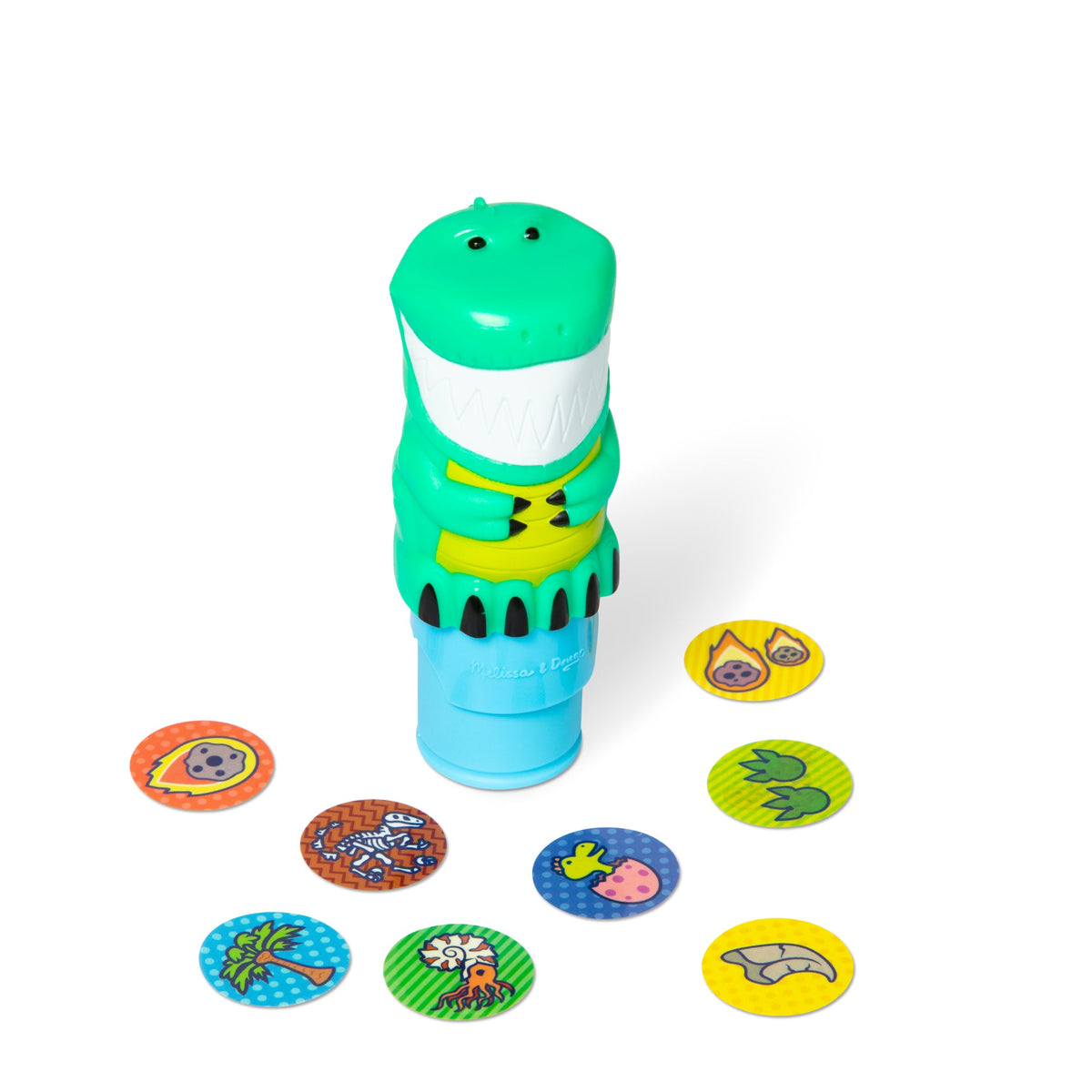 Melissa and Doug Sticker WOWTM Dinosaur Bundle Activity Pad Sticker Stamper Mini Activity Pad and 200 Refill Stickers