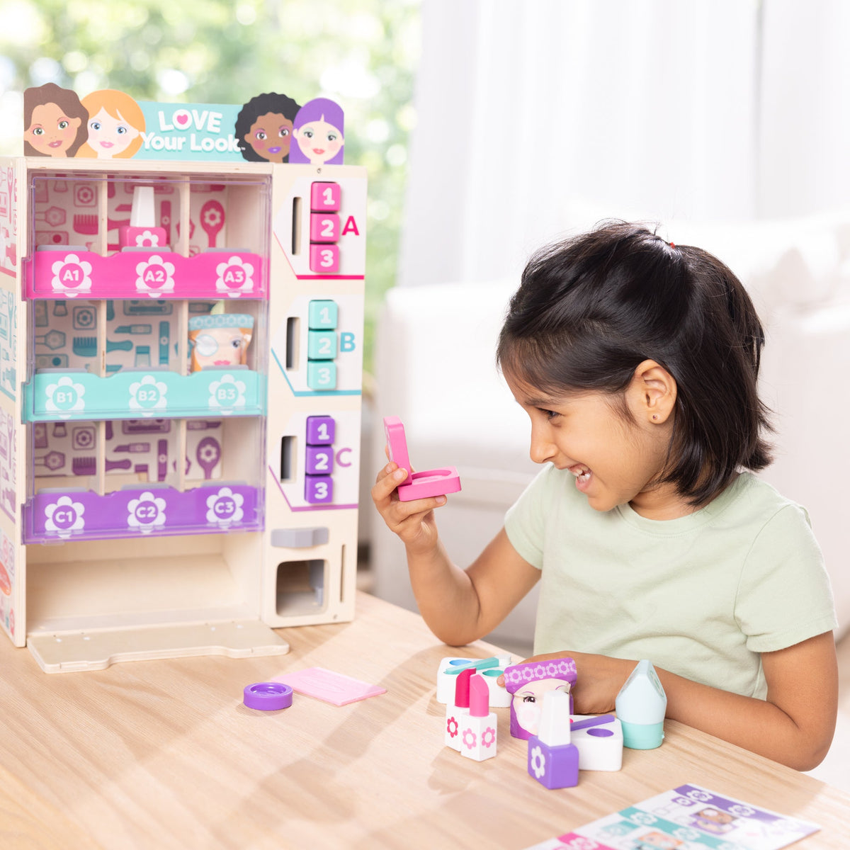Melissa and Doug Sort Stock Select Beauty Kiosk Play Set