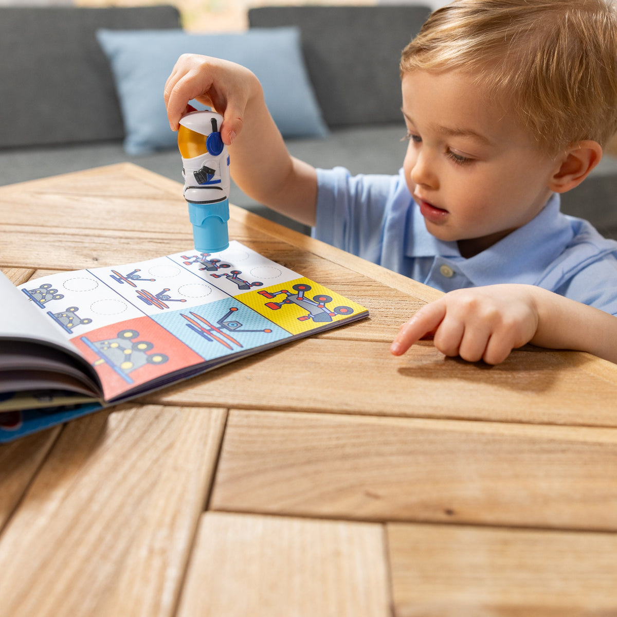 Melissa and Doug Sticker WOWTM Activity Pad Sticker Stamper - Astronaut