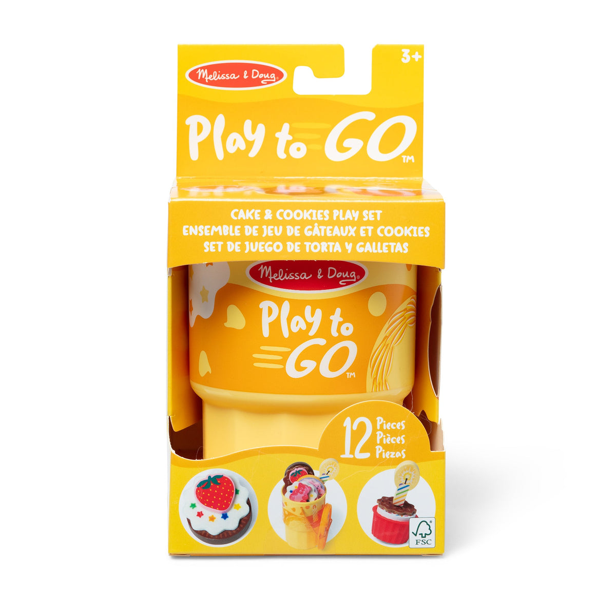 Melissa and Doug Play to Go Cake Cookies Play Set